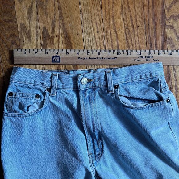 Vtg Gap Denim Classic Fit Jeans Women Size 12 Reg Blue Light Wash High Rise Mom - Picture 9 of 14